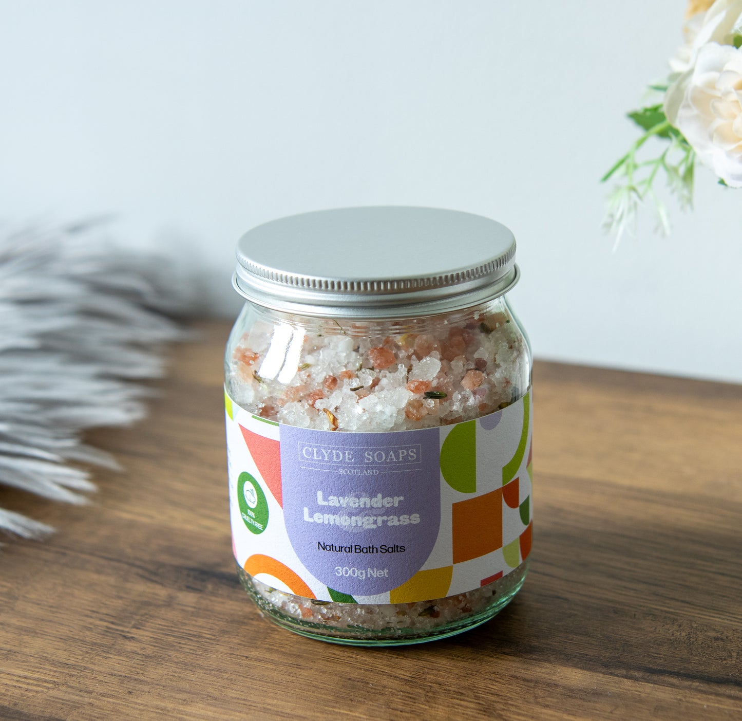 Lavender & Lemongrass Bath Salts, clyde soaps scotland